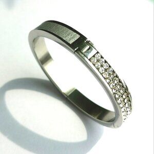 Swarovski Bangle bracelet crystal half swan brand